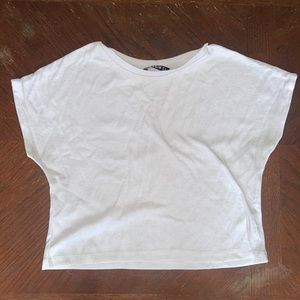 White crop top
